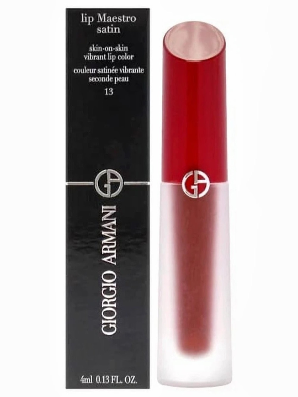 Giorgio Armani Lip Maestro Satin Liquid Lipstick Shade 13
